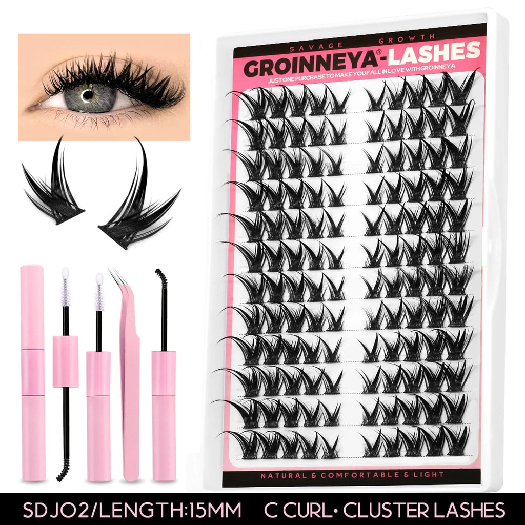 DIY Lash Clusters Kit with Bond, Seal & Remover