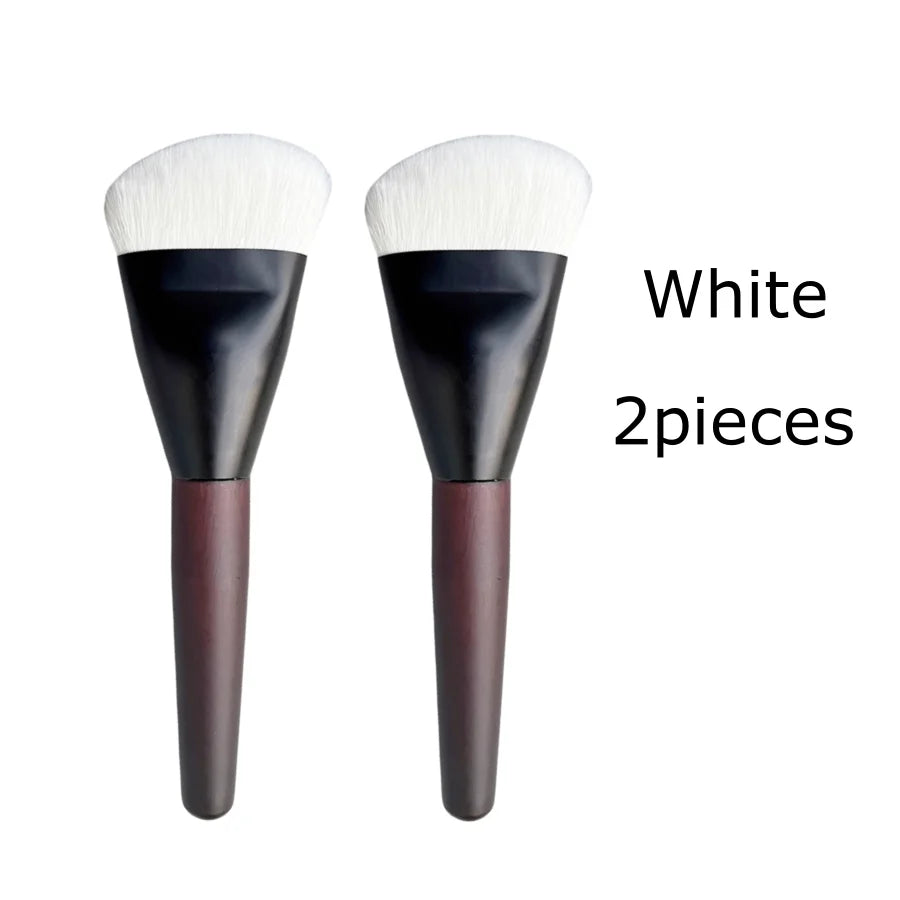 Shaped Contour & Foundation Brush – Multifunctional Goat Hair Makeup Tool
