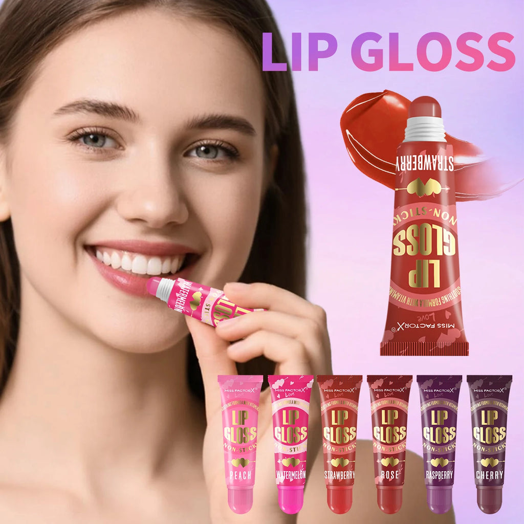 6-Piece Moisturizing Lip Oil Set – Long-Lasting Gloss, Travel-Friendly Gift