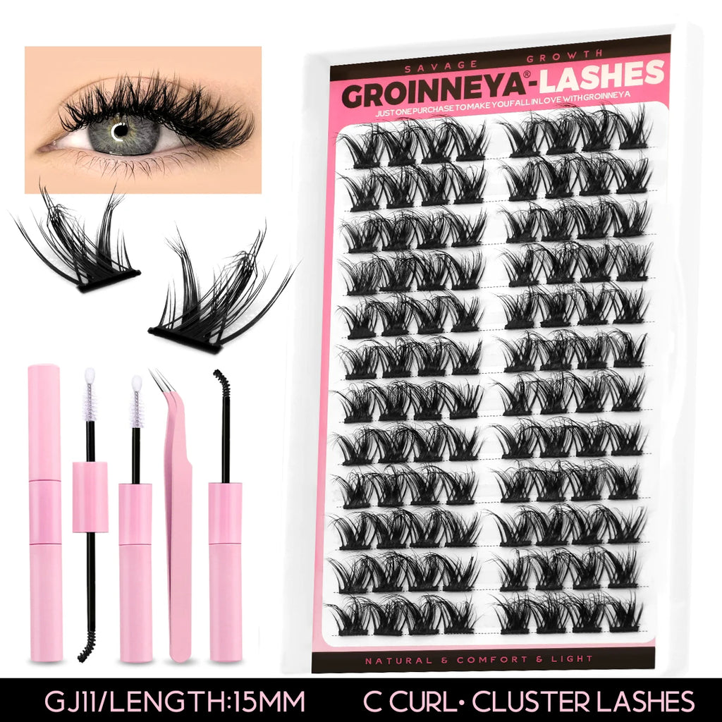 DIY Lash Clusters Kit with Bond, Seal & Remover