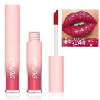 Diamond Glitter Liquid Lip Gloss – Long-Lasting, Waterproof, Non-Stick, Metallic Shine