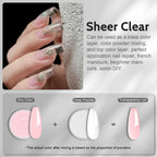 4.23oz/120g Clear Acrylic & Dip Powder 2-in-1 – For Nail Extension, Carving & Salon Manicure Use