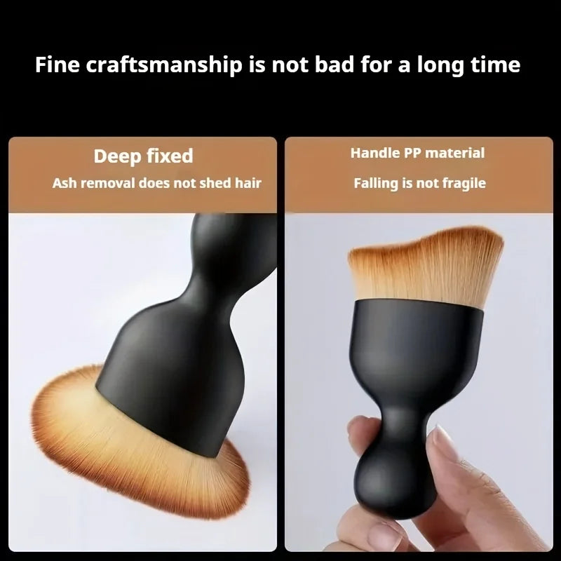 Single Arc Curve Makeup Brush – Foundation & Contour Brush for Seamless Application