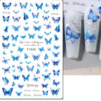 3D Floral & Butterfly Nail Art Stickers
