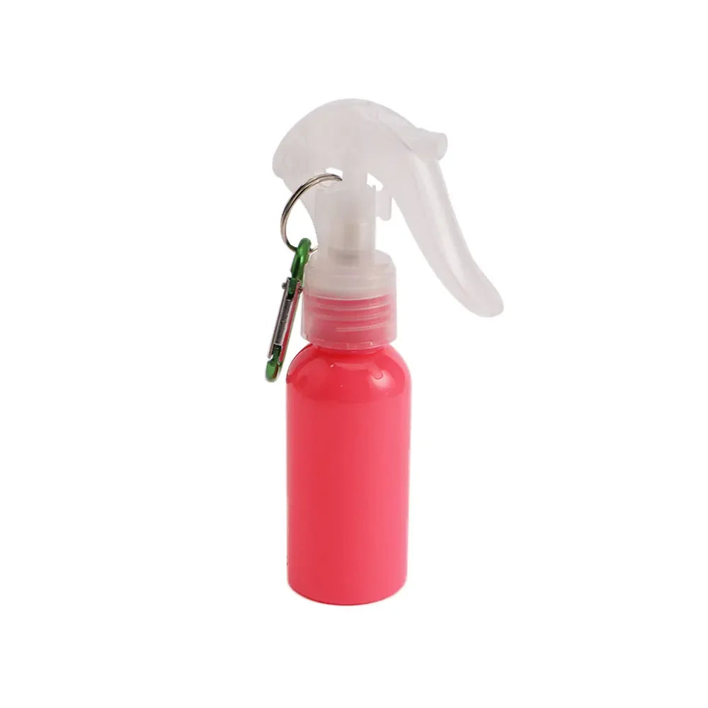 Mini Refillable Mist Spray Bottles with Keychain – Empty Travel Atomizers