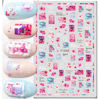 3D Floral & Butterfly Nail Art Stickers