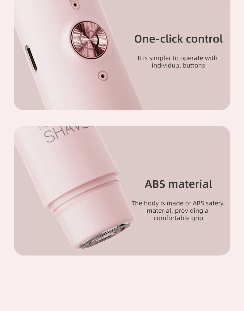 Double-Head Electric Epilator – Rechargeable Painless Hair Remover for Women