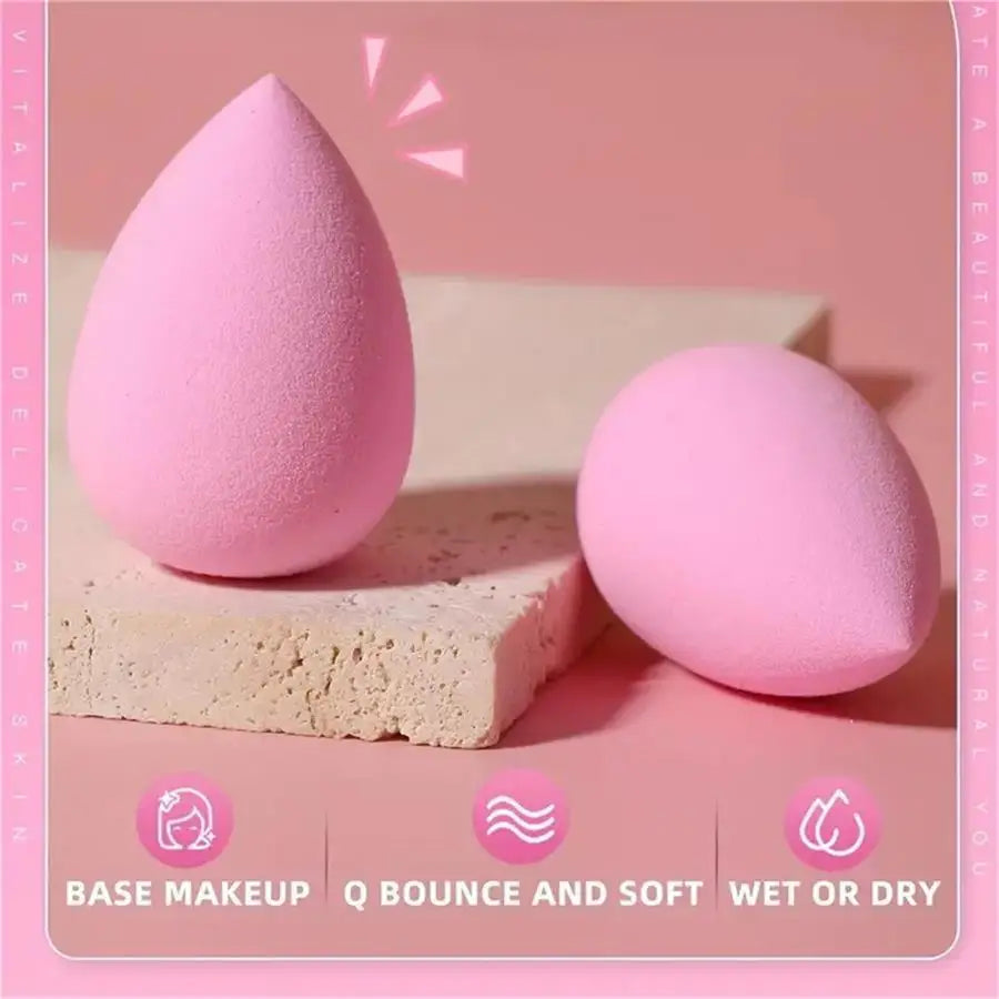 8-Piece Mini Makeup Sponge Puff Set for Concealer & Foundation – Soft Blending Sponges for Liquid Makeup