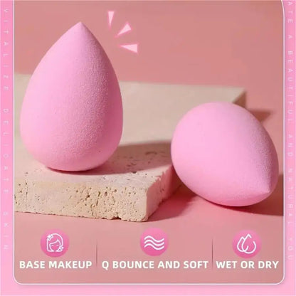 8-Piece Mini Makeup Sponge Puff Set for Concealer & Foundation – Soft Blending Sponges for Liquid Makeup
