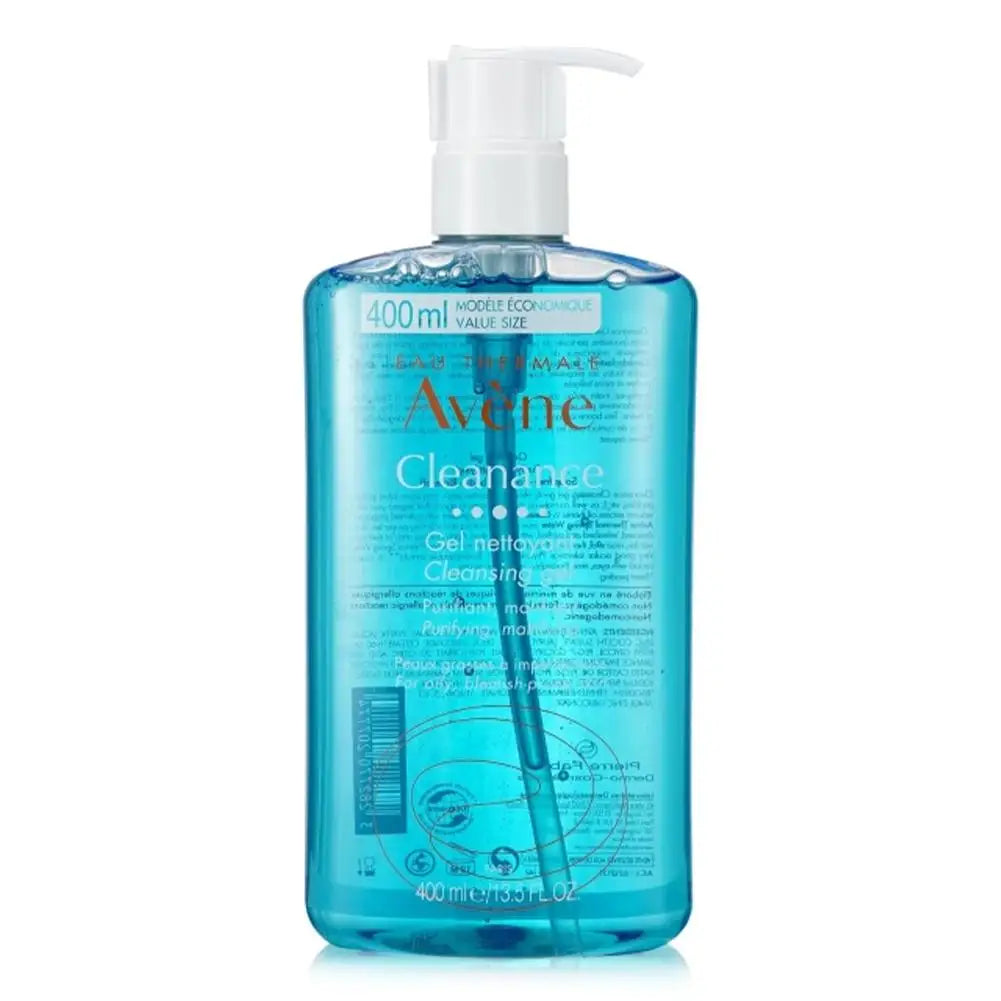 Avene Facial Cleanser & Moisturizing Gel – Deep Cleansing, Whitening, with Cold Cream & SPF 50+ Sunscreen
