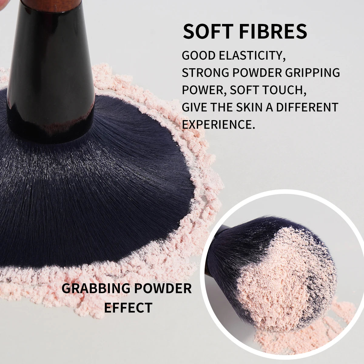 MAANGE Luxe Powder Brush – Soft, Dense & Perfect for Blending Beauty