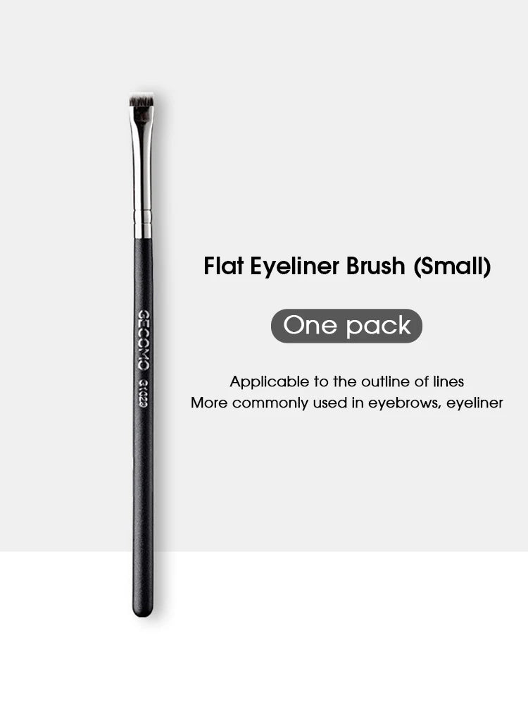 Multi-Functional Eye & Brow Brush – Flat, Angled, and Arc Tips