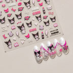 5D Anime Nail Stickers – Hello Kitty, Kuromi & Cinnamoroll