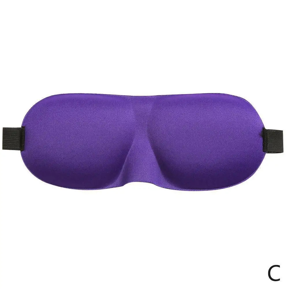 3D Sleep Mask – Soft Portable Eyeshade Eye Patch for Sleeping, Light Blocking Blindfold for Travel & Lazy Eye