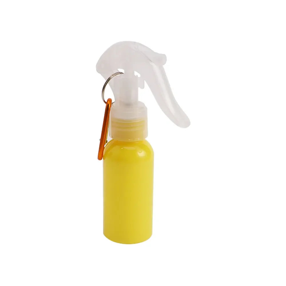 Mini Refillable Mist Spray Bottles with Keychain – Empty Travel Atomizers