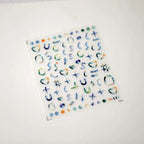 5D Cartoon Nail Art Stickers – Jelly Dessert Bear & Rabbit Decals