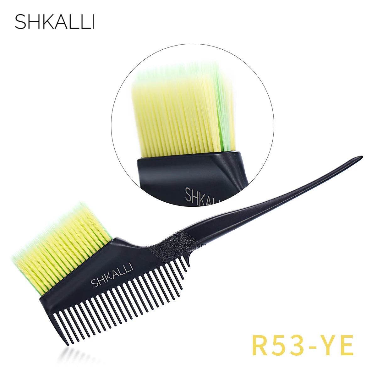 Professional Hair Color Comb & Brush – Ergonomic Hybrid Design for Bleaching, Highlights & Salon or Home Use