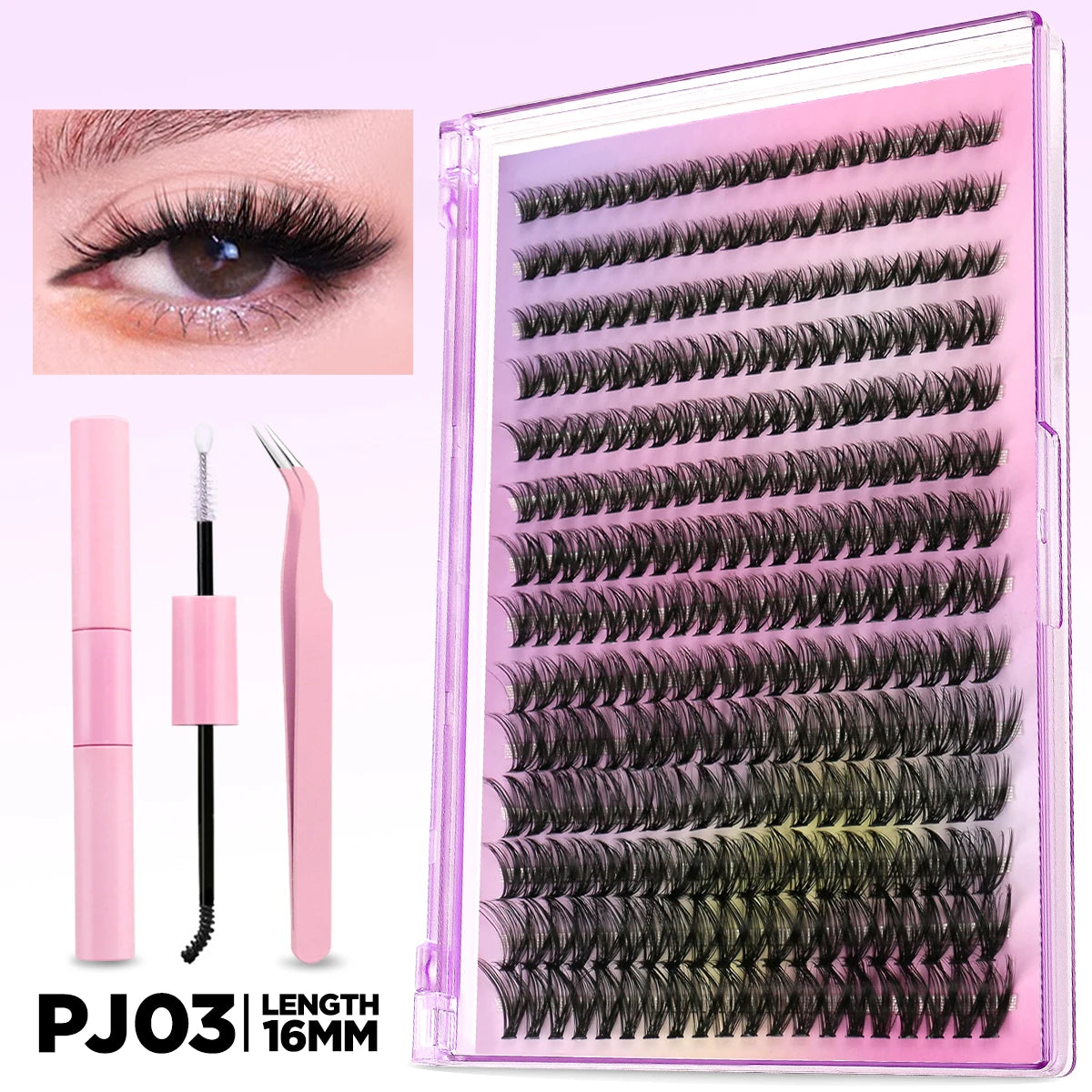 DIY Lash Clusters Kit with Bond, Seal & Remover