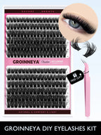 Fluffy Volume Faux Mink Eyelash Extension Kit – Mixed Tray