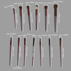 13-Piece Ultra Soft Makeup Brush Set – Face & Eye Tools