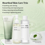 Sanlivna Heartleaf 3-Piece Skincare Set – Soothing Cleanser & Pore Care