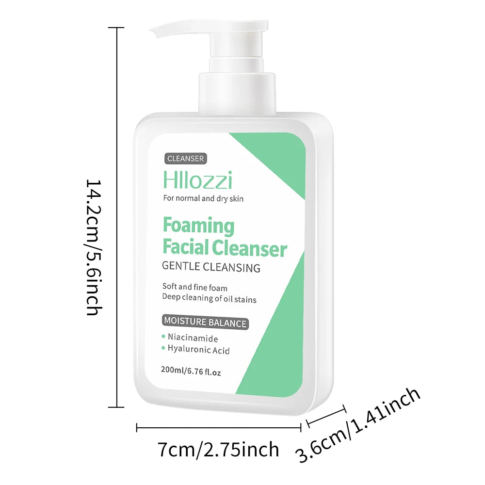 Men’s Facial Cleanser – Moisturizing, Refreshing, Oil Control, Blackhead Removal, Summer Skin Care