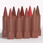 Matte Nude & Red Lip Liner Pencil – 9 Colors, Velvet Contour & Gradient Lipliner