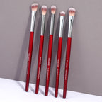 MAANGE 5-Piece Luxury Eyeshadow Brush Set – Soft Bristles & Portable Beauty Tools