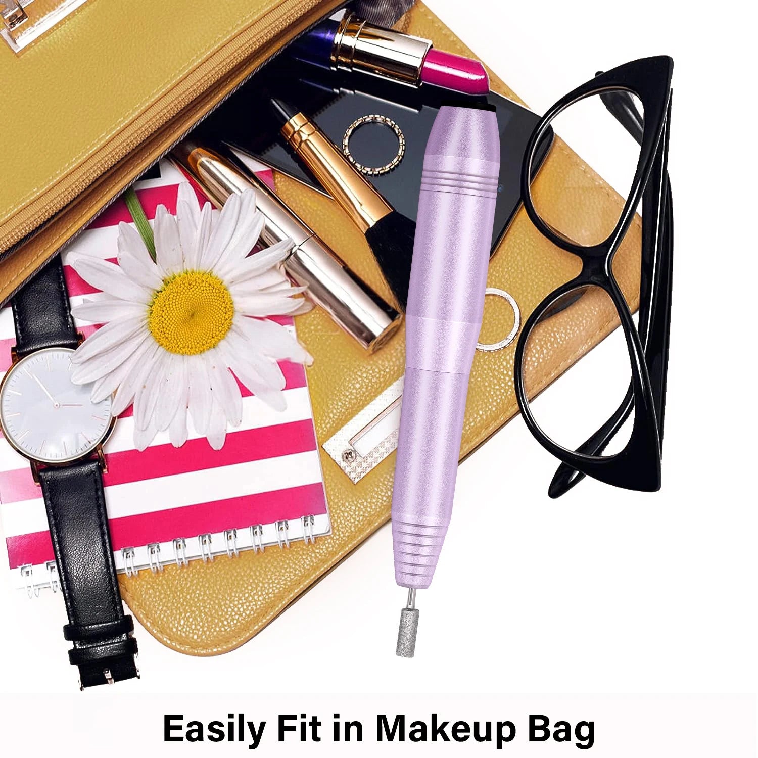 Portable Electric Nail Drill – Mini Nail File Machine for Acrylic & Gel Nails, Manicure & Pedicure Tool