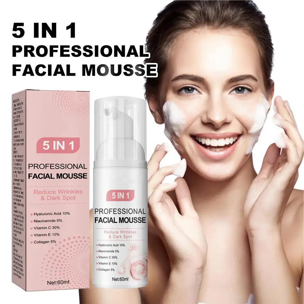 Facial Foaming Cleanser – Deep Clean, Oil Control, Moisturizing, Blackhead Removal