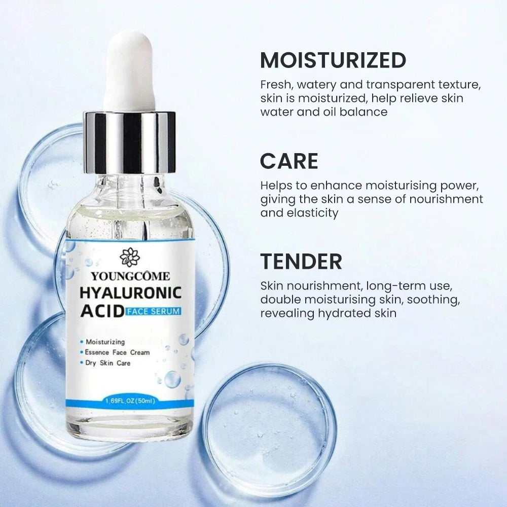 Pore Tightening Hyaluronic Acid Essence – Deep Hydration Cream for Dry Skin