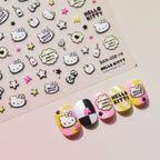 5D Anime Nail Stickers – Hello Kitty, Kuromi & Cinnamoroll