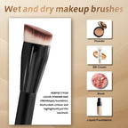 1PCS Makeup Brush – Foundation, Concealer, Powder, Blush & Contour with Box