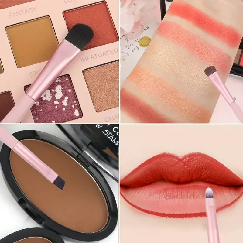 5-Piece Soft Eye & Blush Makeup Brush Set