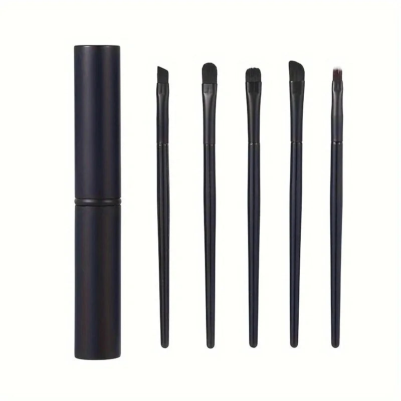 5-Piece Soft Eye & Blush Makeup Brush Set