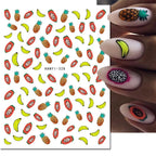 3D Floral & Butterfly Nail Art Stickers