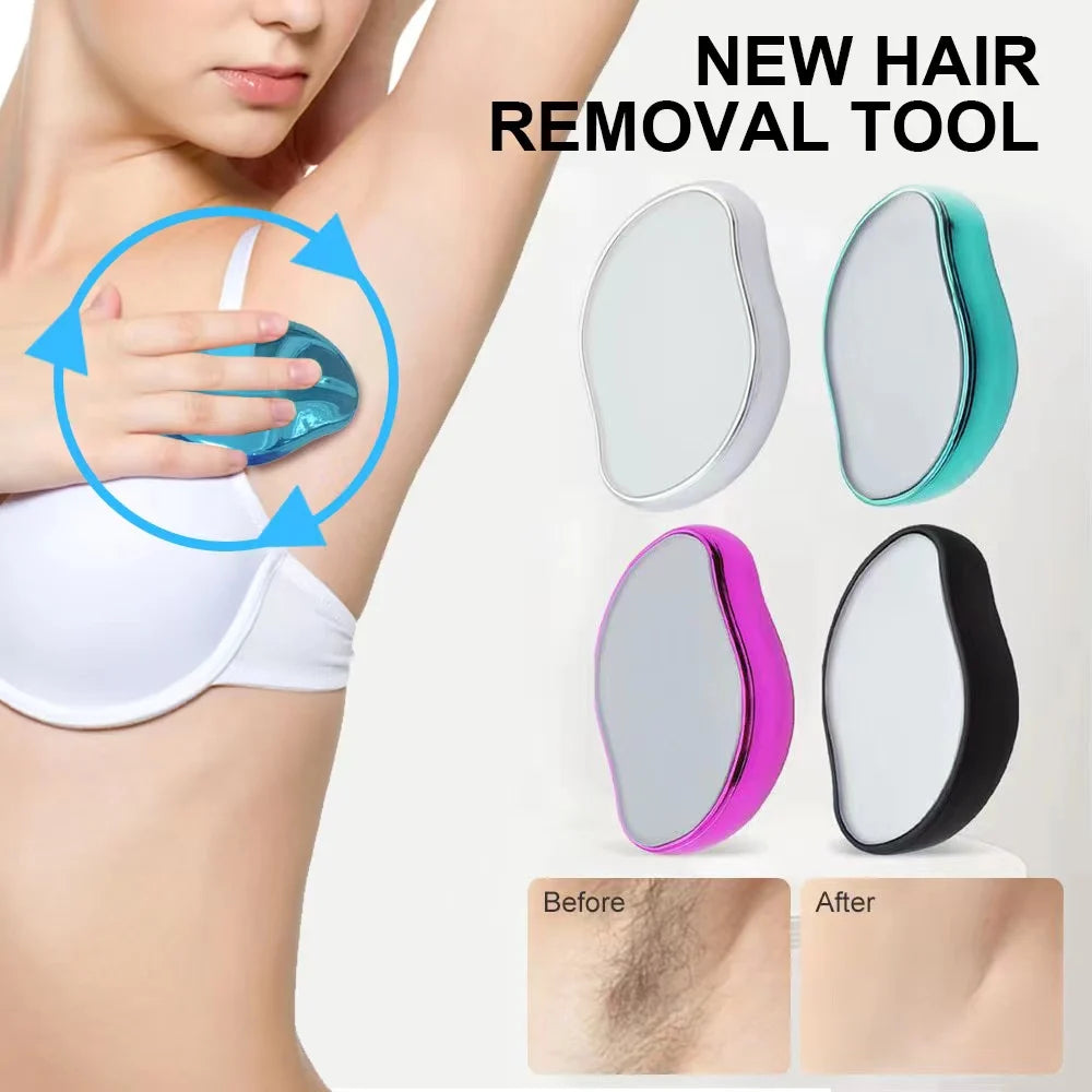 Crystal Hair Eraser – Reusable Physical Epilator for Smooth & Easy Hair Removal