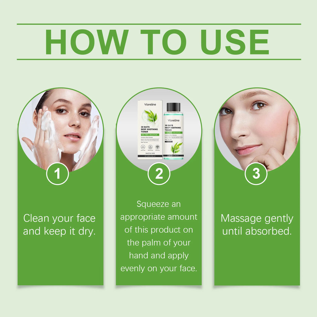 Salicylic Acid Face Care Set – Cleanser, Toner, Serum & Anti-Acne Cream