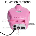 35000 RPM Professional Electric Nail Drill Kit – Portable Manicure & Pedicure Machine with Drill Bits & Nail Files