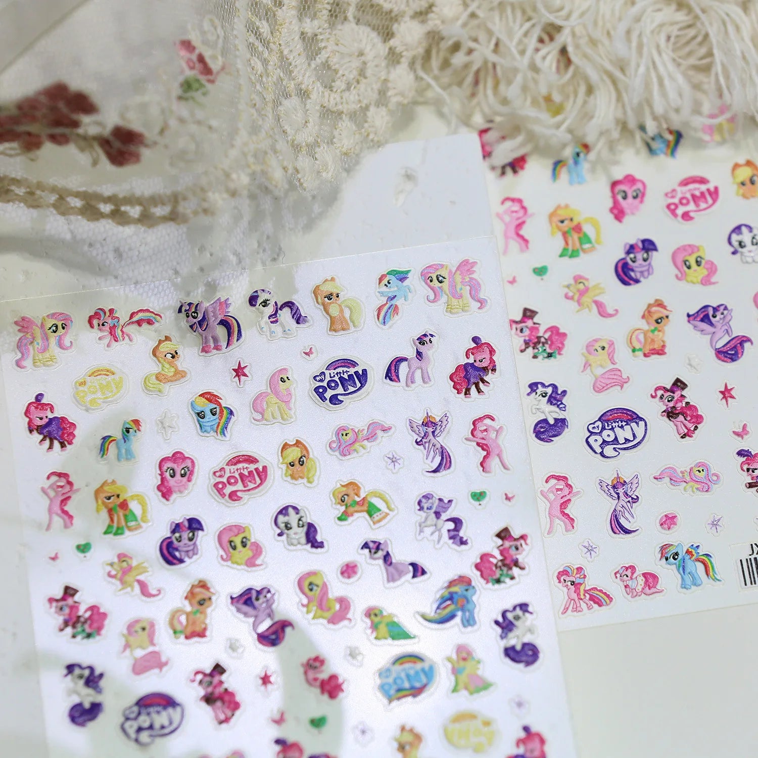 My Little Pony Nail Stickers – Anime Unicorn DIY Nail Decals