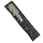 Professional Straight Razor with Rubber Handle – Removable Stainless Steel Blade