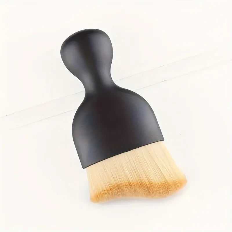 Single Arc Curve Makeup Brush – Foundation & Contour Brush for Seamless Application