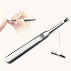 1pc Professional Stainless Steel Cuticle Pusher – Nail Cuticle Remover Fork for Manicure & Pedicure