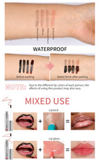 Vitamin E Waterproof Liquid Lip Liner – Long-Lasting with Hyaluronic Acid