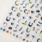 5D Cartoon Nail Art Stickers – Jelly Dessert Bear & Rabbit Decals