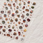 Autumn Maple & Ginkgo 5D Nail Art Stickers – Pumpkins, Ladybugs & Mushrooms