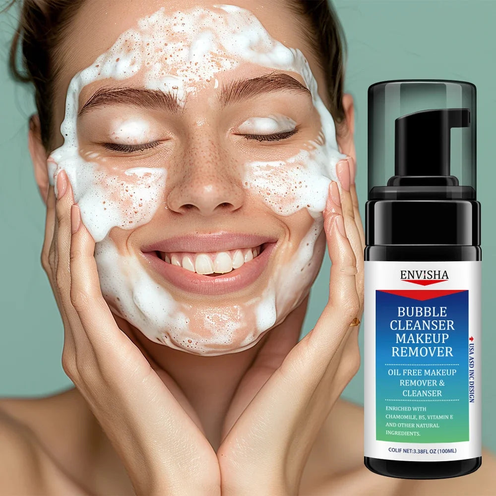 Beauty Exfoliating Foaming Facial Cleanser & Makeup Remover