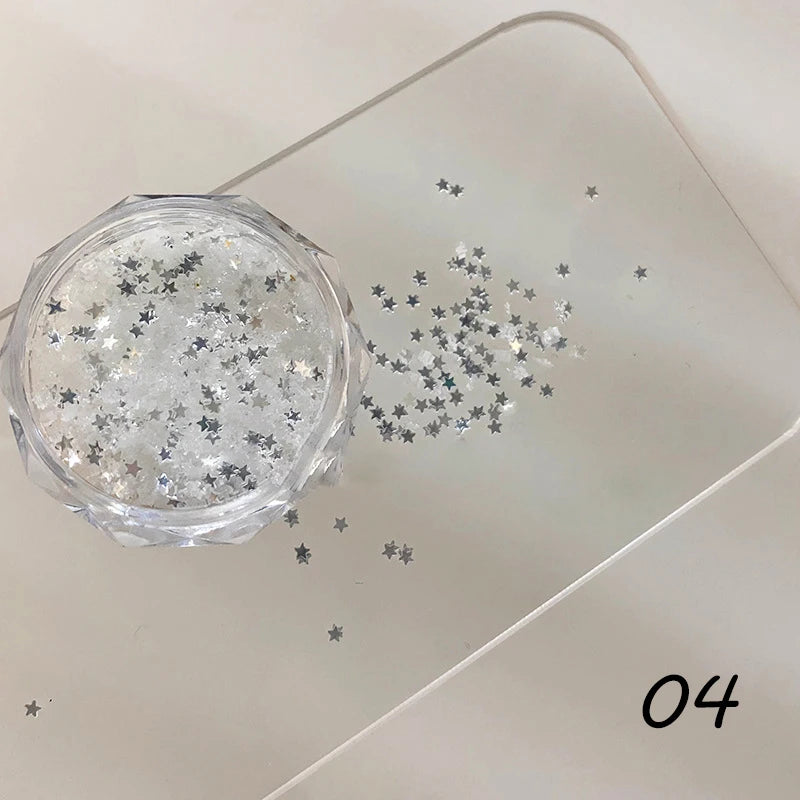 10g Gradient Pearl Nail Powder – Metallic Aurora Effect Glitter Dust for UV Gel Nail Art Decorations
