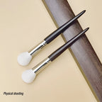 Luxury Blush Brush – Natural Goat Hair & Ebony Handle for Flawless Makeup