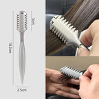 Professional Straight Razor with Rubber Handle – Removable Stainless Steel Blade